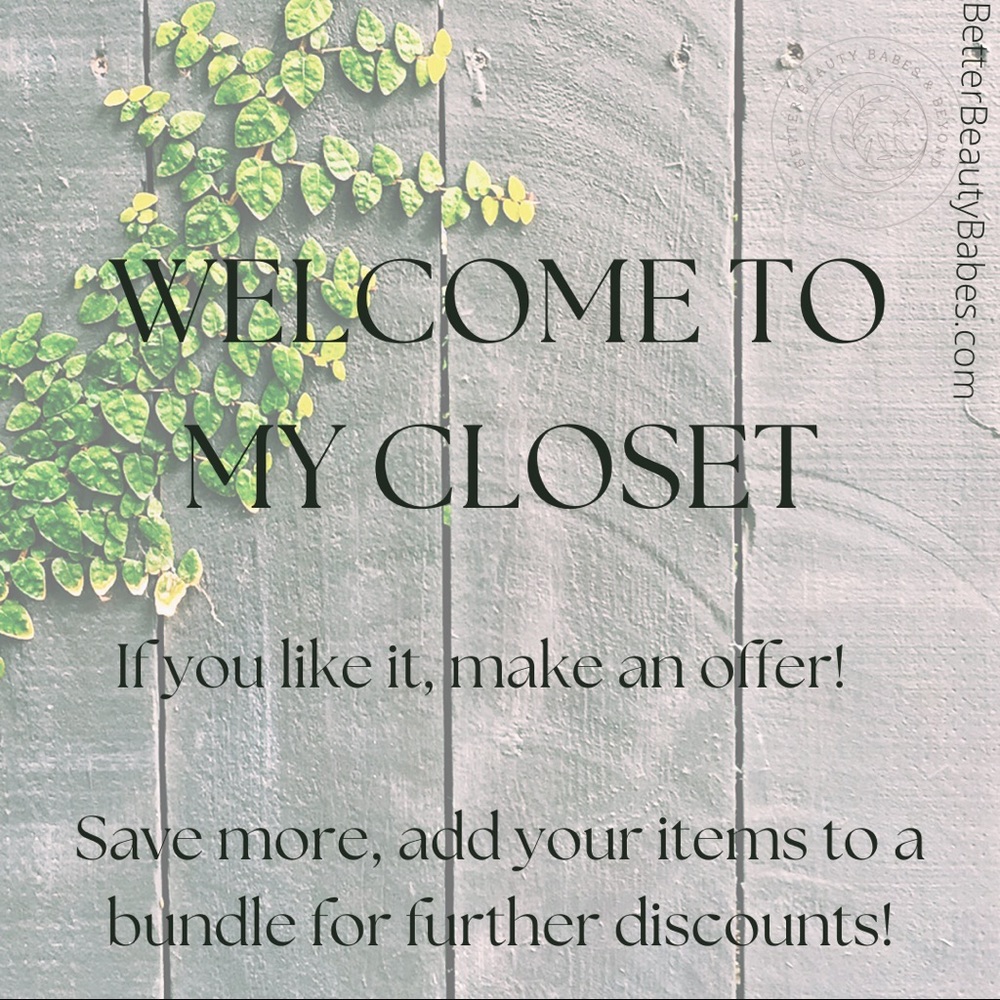 Welcome to my closet!
